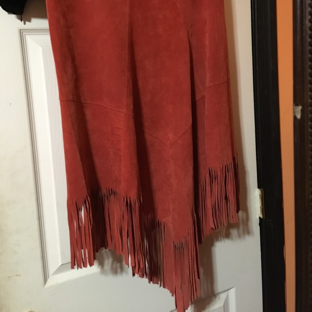 Soft buckskin skirt